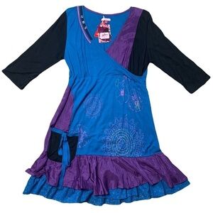 Joe Brown NWT Color Block Whimsical Dress Size 10, Mannequin is a size 6